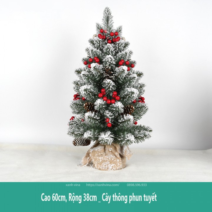 cây thông noel mini để bàn